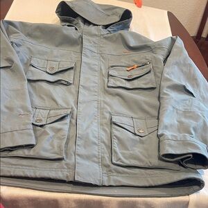 2711001 Foursquare Men's Gray Hooded SKII Jacket